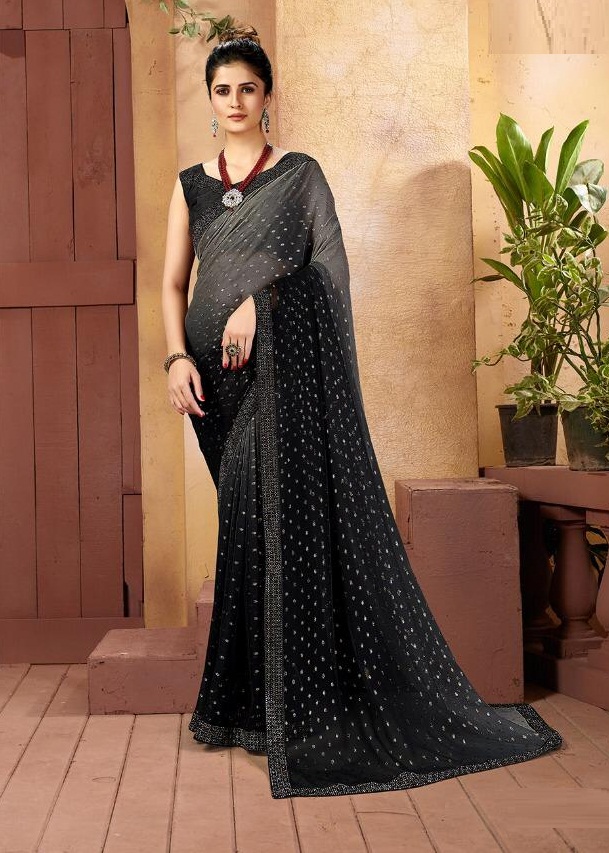 Saroj Fashion Dream Casual Wear Georgette Wear Saree Collection